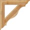 Ekena Millwork Funston Traditional Rough Sawn Bracket, Western Red Cedar, 6"W x 40"D x 40"H BKT06X40X40FST01RWR - alternate 4